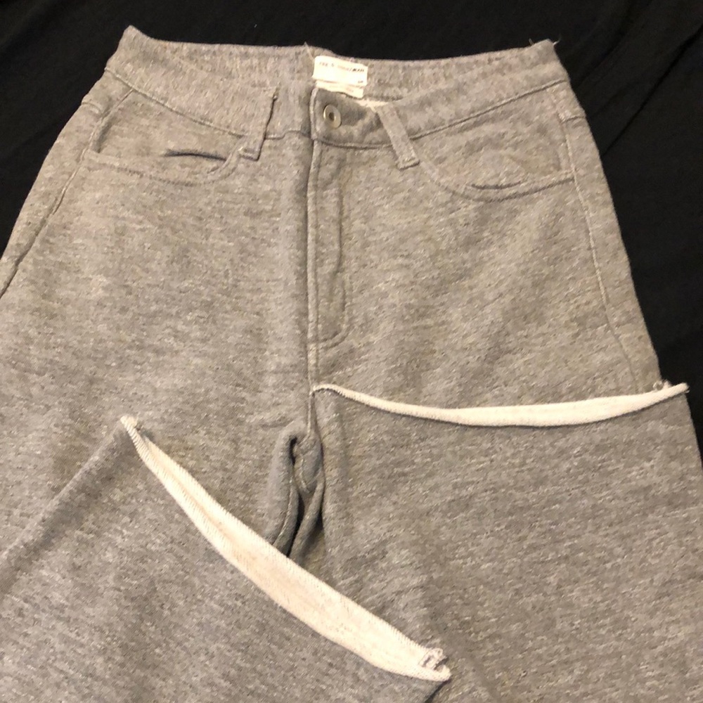 Cute wide legged “jean” sweats! rag & bone.